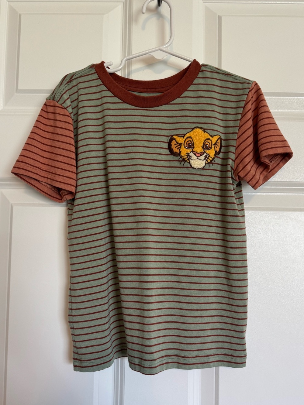 Little Sleepies Simba Stripe Relaxed Tee, size 5